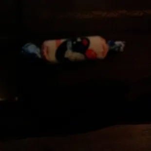 They have white rabbit candy while you wait...haven't had these in a decade.