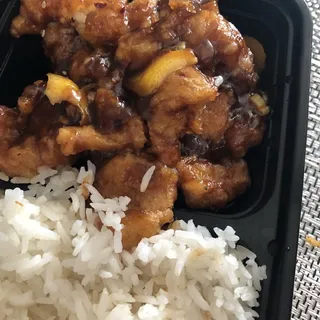 Orange Chicken Dinner Special