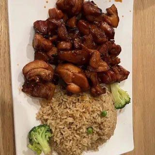 Bourbon Chicken Dinner Special