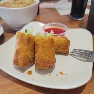 Order of eggrolls $3.50