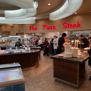 interior, sushi and sashimi