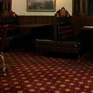 the dining room of a villa