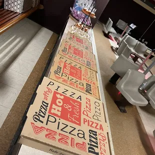 Fresh delicious pizzas!!