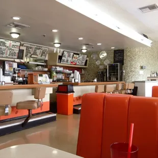 sushi and sashimi, interior