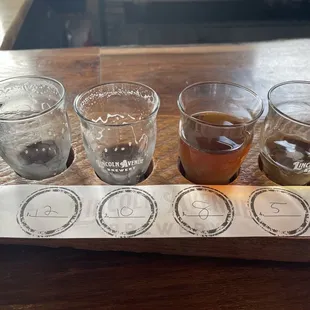 Sampler - half already enjoyed!  Forgot to snap the before pic!
