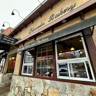 Front exterior of bakery