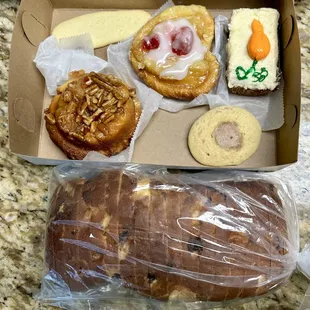The baked goods that I bought
