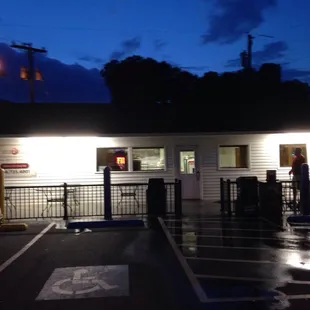 Lincoln Cafe exterior at night; will post day shot and inside later.