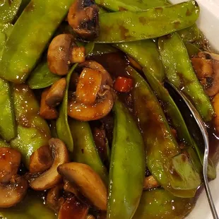 Mushroom Snowpeas Veggies