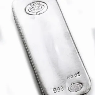 100 oz. .999 Silver Bar
