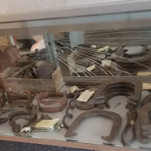 old farming items used for teams of mules &amp; horses