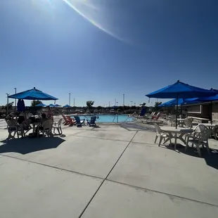 1 out of the 3 pools outside