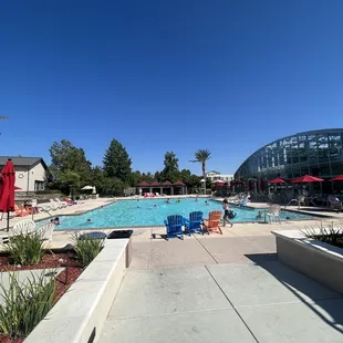 1 out of the 3 pools outside