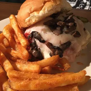 Burger was ok was the marinara pepperoni burger