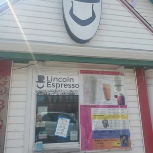 Walk up or drive thru window