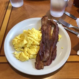 bacon and eggs