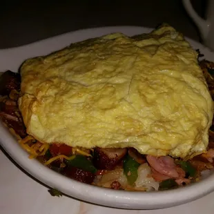 an omelet dish