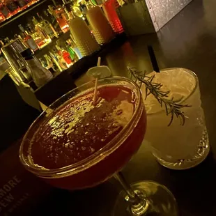 This is the Christmas CranTini and the Uzu Rita.