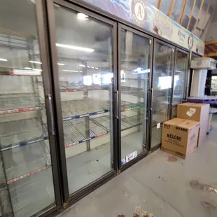 Empty coolers, broken?