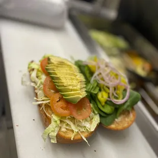 Gazelle vegetarian sandwich