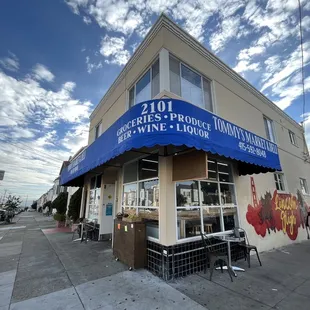 the outside of the store