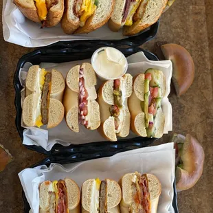 Breakfast Sandwiches and Bagels