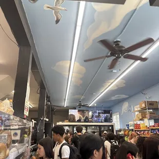 Mural on the ceiling