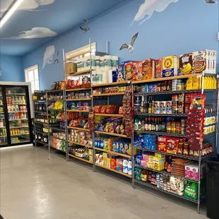 Cool! Nice selection of everyday household needs, snacks, etc. Perfect for the neighborhood!