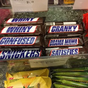 Clever Snickers aka names