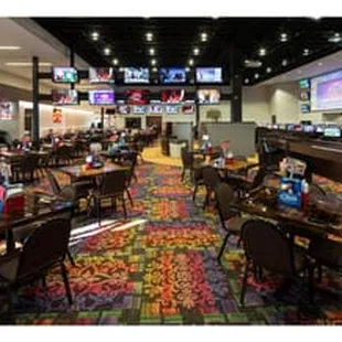 the inside of a casino