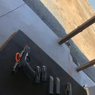 Getting some range time with my CZ P01 and Glock 17