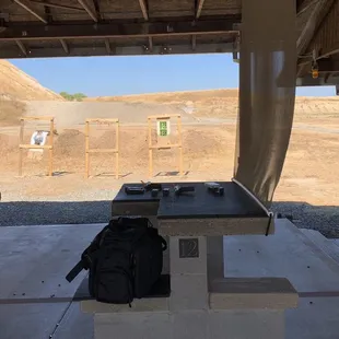 Pistol range 10, 25, and 50 yds available