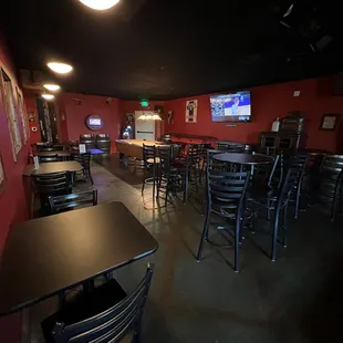 Pool table and more seating