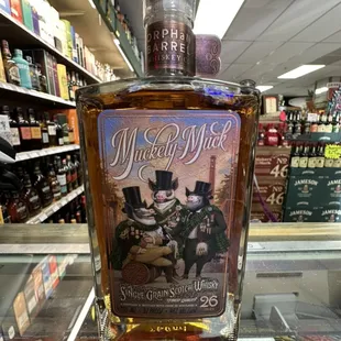 Muckety Muck Single Grain Scotch Whiskey. Aged 26 yrs! 750 ml.