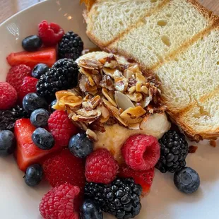Ricotta Berry Challah Toast