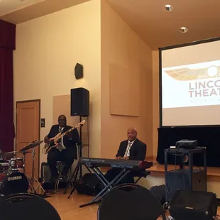 Second floor ballroom - live jazz band