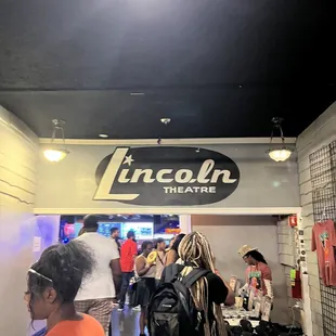 the entrance to lincoln theatre