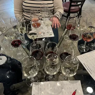 They offer tasting instead of flights and we couldn't make decisions. There were 4 of us doing samples