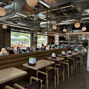 interior, sushi and sashimi