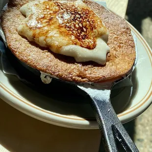 Tahini S'more Brownie Pot Pie
