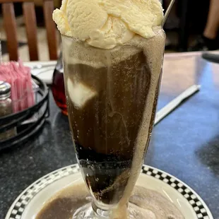 Root-beer float