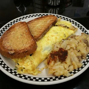 Spinach and Feta Omelette