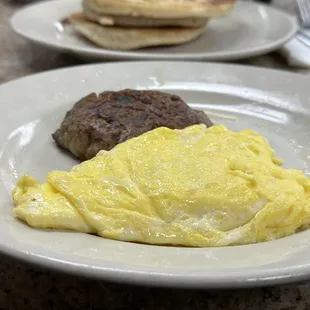 Scrambled egg + sausage