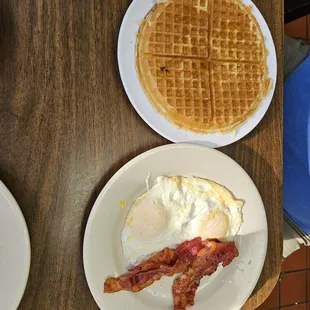 food, waffles