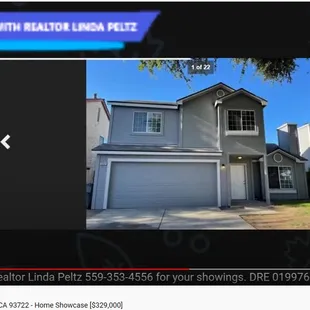 Home for sale in Fresno CA 93722 [$329,000]. Call Realtor Linda Peltz 559-353-4556. View at https://youtu.be/W1wK0BMpD8g