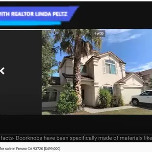 Home for sale in Fresno CA 93720 [$499,000]. Call Realtor Linda Peltz 559-353-4556. View at https://youtu.be/EvcgAPchZ7k
