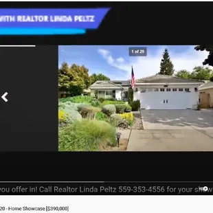 Home for sale in Fresno CA 93720 [$390,000]. Call Realtor Linda Peltz 559-353-4556. View at https://youtu.be/jtF5DzQYpTk