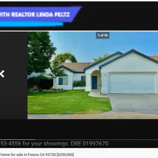 Home for sale in Fresno CA 93720 [$359,000]. Call Realtor Linda Peltz  559-353-4556. View at https://youtu.be/IY7Fiu14uHo