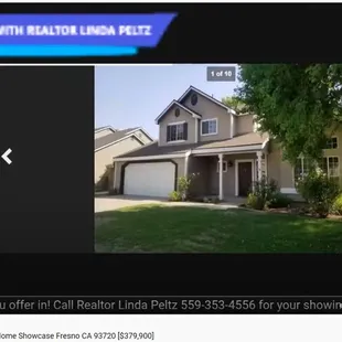 Home for sale in Fresno CA 93720 [$379,900]. Call Realtor Linda Peltz 559-353-4556. View at https://youtu.be/eSEzSVTloRQ