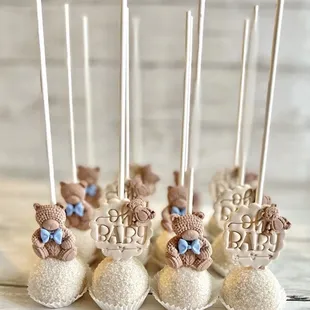 Baby Boy Cake Pops